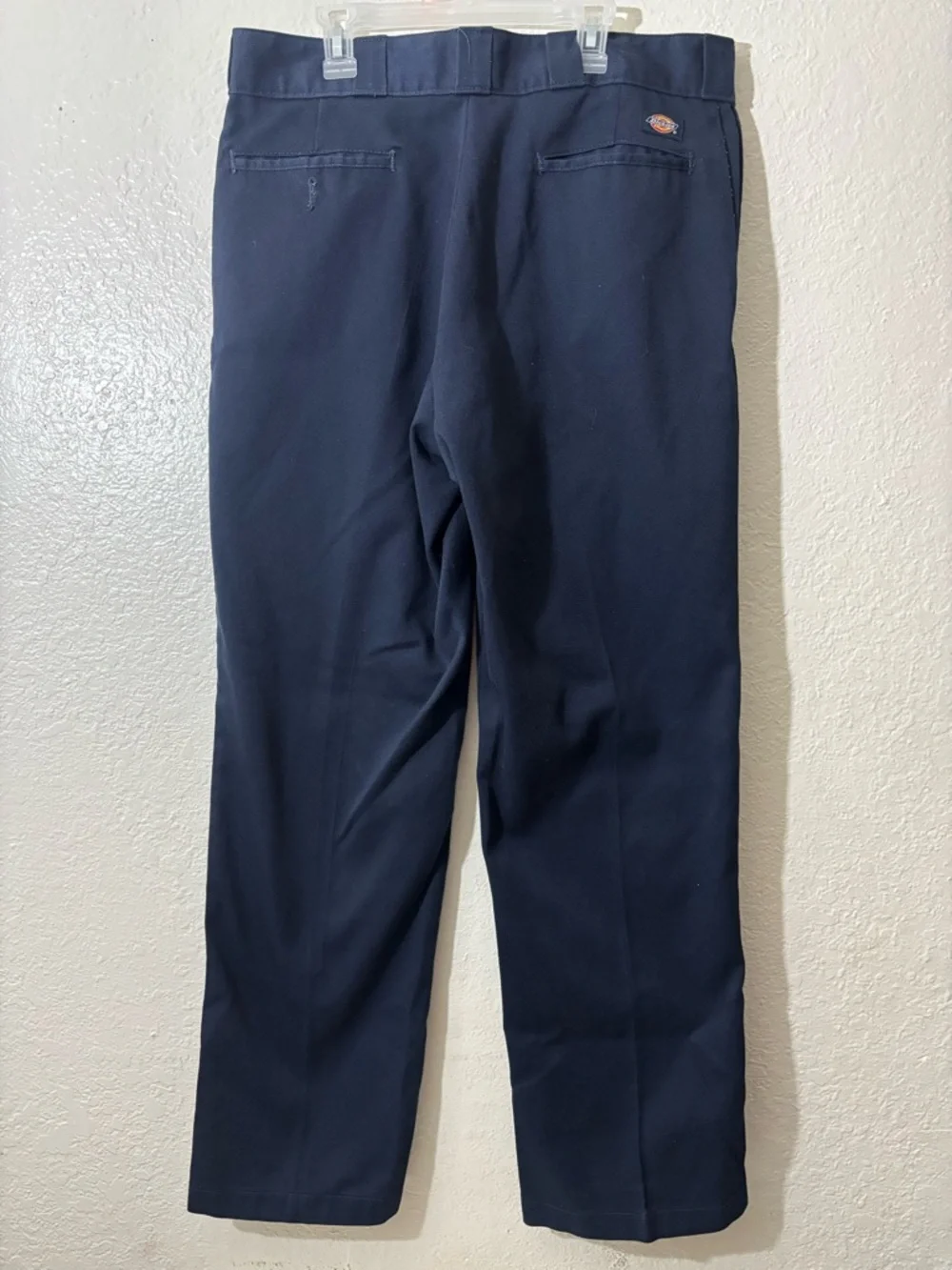 Dickies Navy Straight-Leg Work Dress Pants - Picture 2 of 8